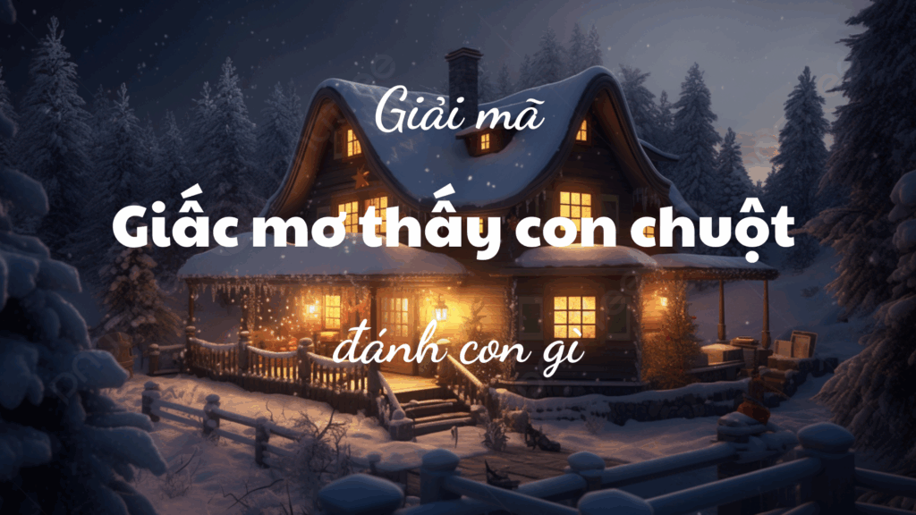 Mơ thấy Con chuột đánh con gì? Giải mã điềm báo và con số may mắn chính xác nhất